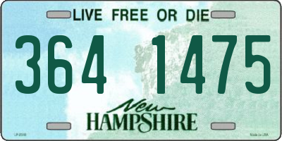 NH license plate 3641475