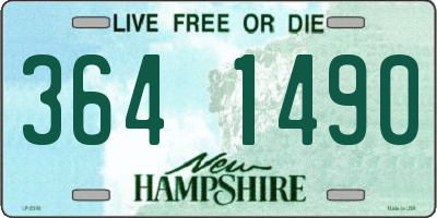 NH license plate 3641490
