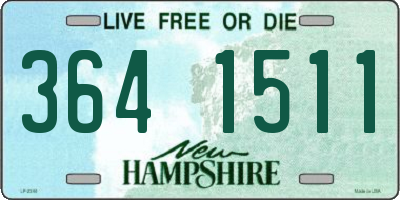 NH license plate 3641511