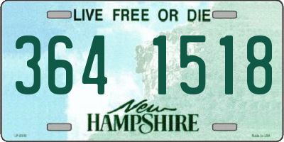 NH license plate 3641518