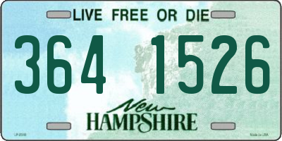 NH license plate 3641526