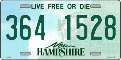 NH license plate 3641528