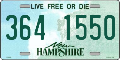 NH license plate 3641550
