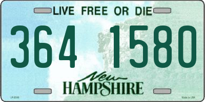 NH license plate 3641580