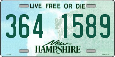 NH license plate 3641589