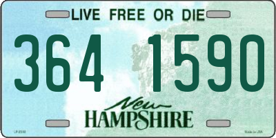 NH license plate 3641590