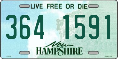 NH license plate 3641591