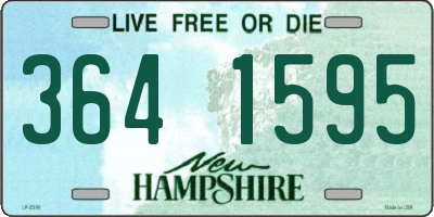 NH license plate 3641595
