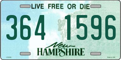 NH license plate 3641596