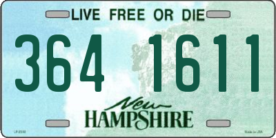 NH license plate 3641611