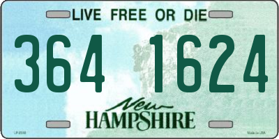 NH license plate 3641624