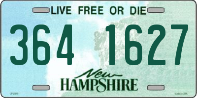 NH license plate 3641627
