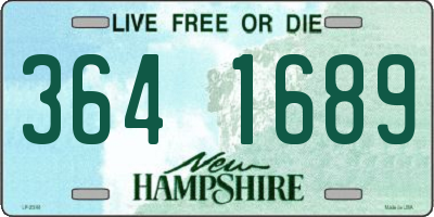 NH license plate 3641689