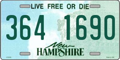 NH license plate 3641690