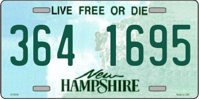 NH license plate 3641695