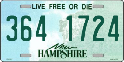 NH license plate 3641724