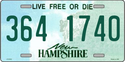 NH license plate 3641740