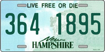 NH license plate 3641895