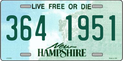 NH license plate 3641951