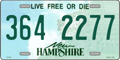 NH license plate 3642277