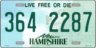 NH license plate 3642287