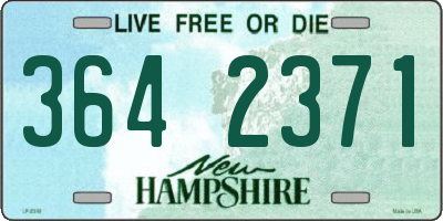 NH license plate 3642371