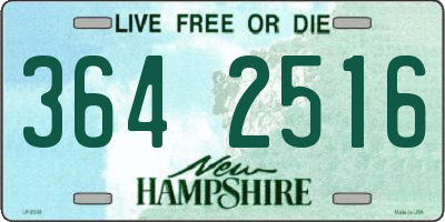 NH license plate 3642516