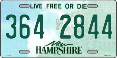 NH license plate 3642844