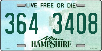 NH license plate 3643408