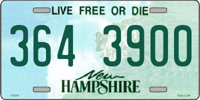 NH license plate 3643900
