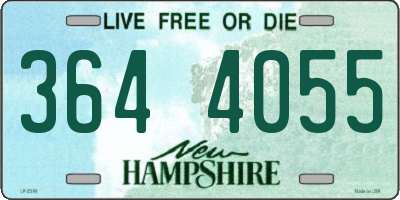 NH license plate 3644055