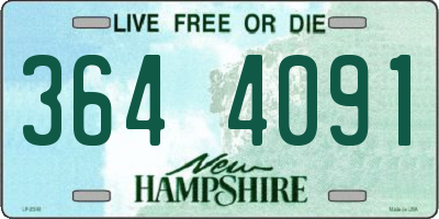NH license plate 3644091