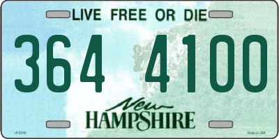 NH license plate 3644100