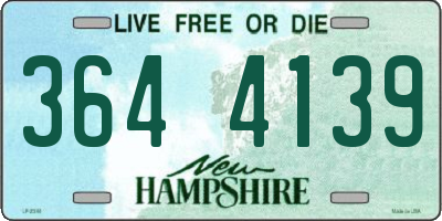 NH license plate 3644139