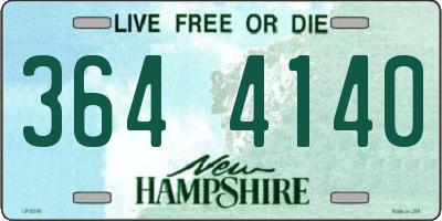NH license plate 3644140