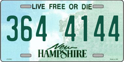 NH license plate 3644144