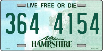 NH license plate 3644154