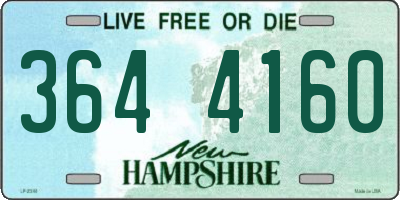 NH license plate 3644160