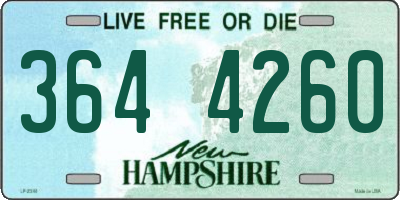 NH license plate 3644260