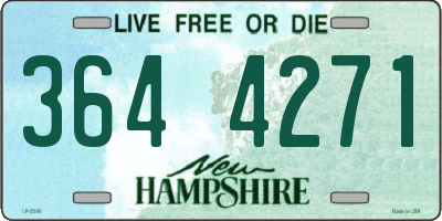 NH license plate 3644271