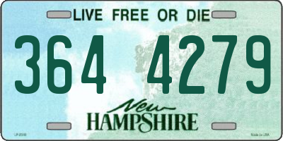 NH license plate 3644279