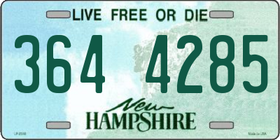 NH license plate 3644285