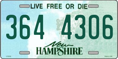 NH license plate 3644306