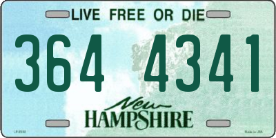 NH license plate 3644341