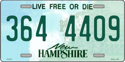 NH license plate 3644409