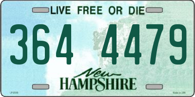 NH license plate 3644479