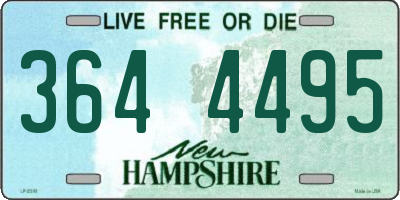NH license plate 3644495
