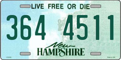 NH license plate 3644511