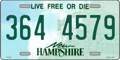 NH license plate 3644579