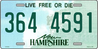 NH license plate 3644591